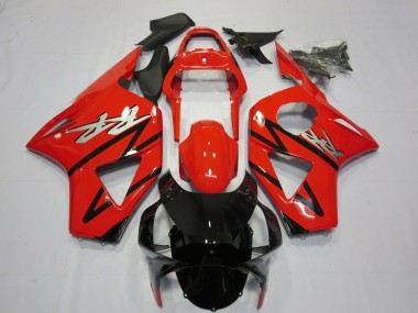 Rot & Schwarz Vorne 2002-2003 Honda CBR954RR Motorrad Verkleidungen