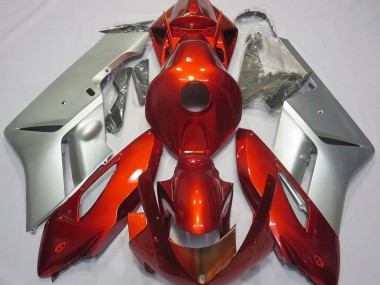 Rot-Silber 2004-2005 Honda CBR1000RR Motorrad Verkleidungen