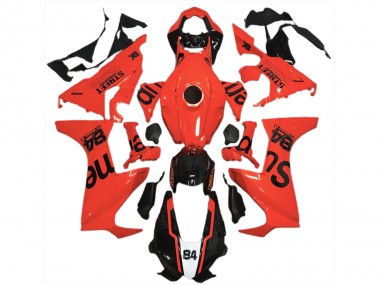 Rot Street Flava 2017-2023 Honda CBR1000RR Motorrad Verkleidungen