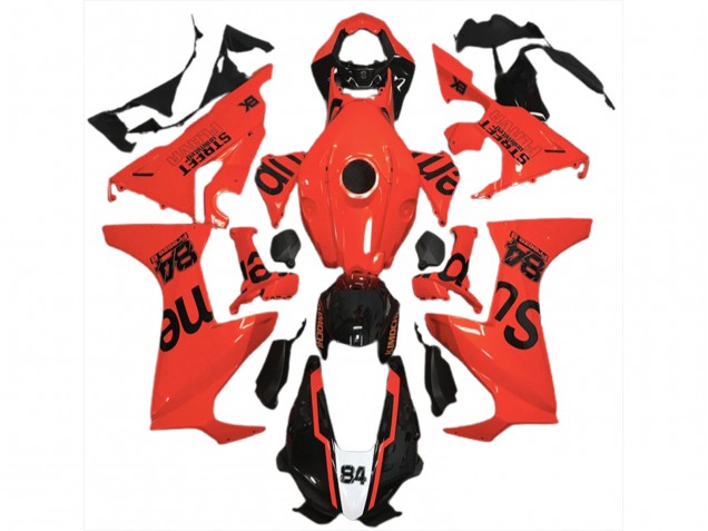 Rot Street Flava 2017-2023 Honda CBR1000RR Motorrad Verkleidungen Rot Street Flava 2017-2023 Honda CBR1000RR Motorrad Verkleidungen