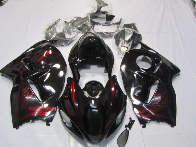 Rot Tiefglanz 1997-2007 Suzuki GSXR 1300 Motorrad Verkleidungen Rot Tiefglanz 1997-2007 Suzuki GSXR 1300 Motorrad Verkleidungen