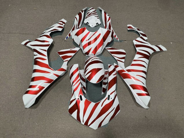 Rot Zebra 2015-2019 Yamaha R1 Motorrad Verkleidungen Rot Zebra 2015-2019 Yamaha R1 Motorrad Verkleidungen