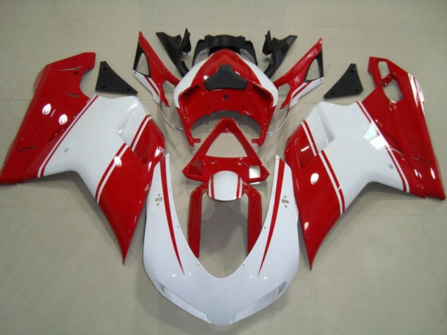 Rot-Weiße Anstecknadel 2007-2014 Ducati 848 1098 1198 Motorrad Verkleidungen Rot-Weiße Anstecknadel 2007-2014 Ducati 848 1098 1198 Motorrad Verkleidungen