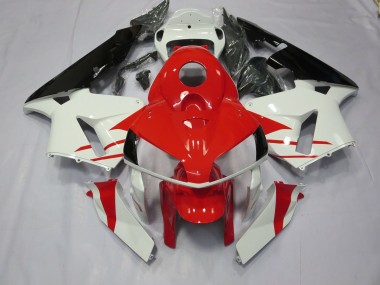 Rot-Weißer Stil 2005-2006 Honda CBR600RR Motorrad Verkleidungen