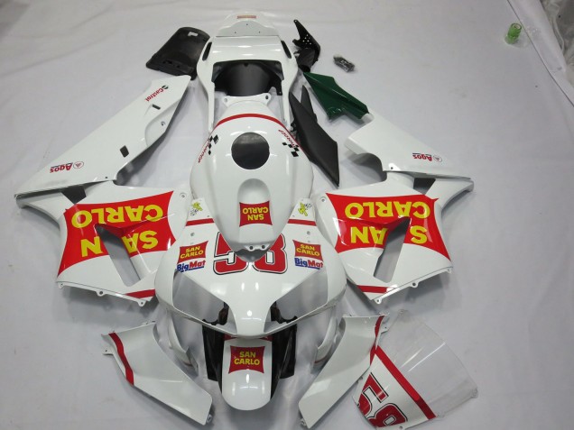 San Carlo 58 2003-2004 Honda CBR600RR Motorrad Verkleidungen San Carlo 58 2003-2004 Honda CBR600RR Motorrad Verkleidungen