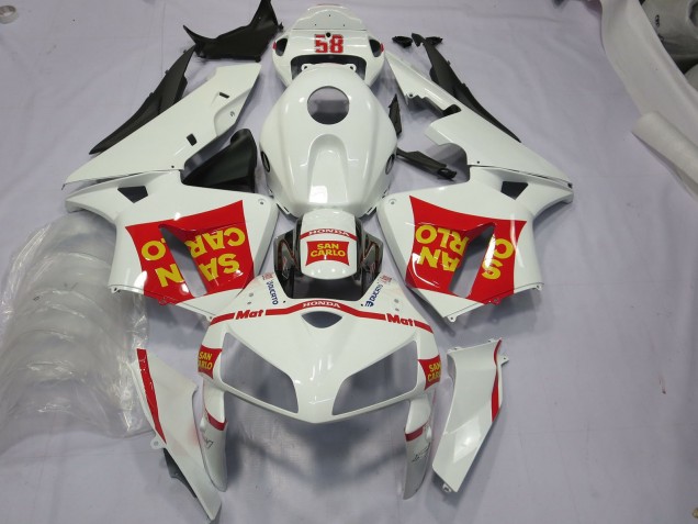 San Carlo 58 2005-2006 Honda CBR600RR Motorrad Verkleidungen San Carlo 58 2005-2006 Honda CBR600RR Motorrad Verkleidungen