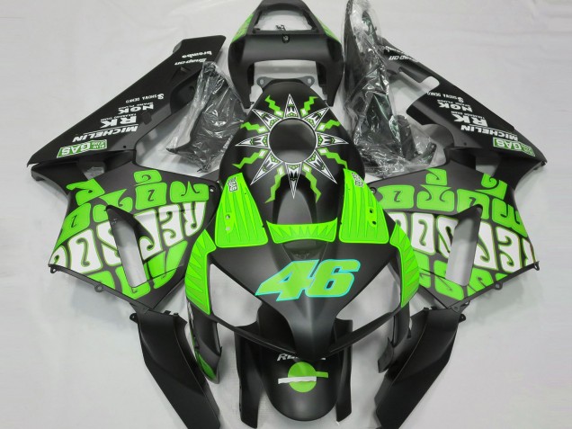 Schleimgrün Rossi Repsol 2003-2004 Honda CBR600RR Motorrad Verkleidungen Schleimgrün Rossi Repsol 2003-2004 Honda CBR600RR Motorrad Verkleidungen