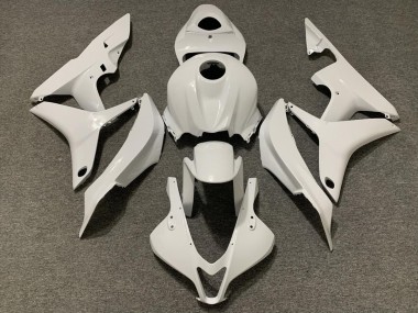 Schlichte Glanz Weiß 2007-2008 Honda CBR600RR Motorrad Verkleidungen
