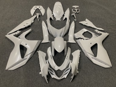 Schlichte Glanz Weiß 2009-2016 Suzuki GSXR 1000 Motorrad Verkleidungen