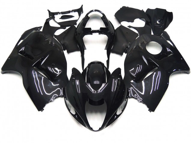 Schlichte Glanz Schwarz 1997-2007 Suzuki GSXR 1300 Motorrad Verkleidungen Schlichte Glanz Schwarz 1997-2007 Suzuki GSXR 1300 Motorrad Verkleidungen