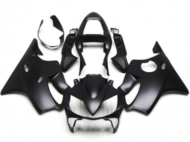 Schlichte Matt Schwarz 2001-2003 Honda CBR600 F4i Motorrad Verkleidungen