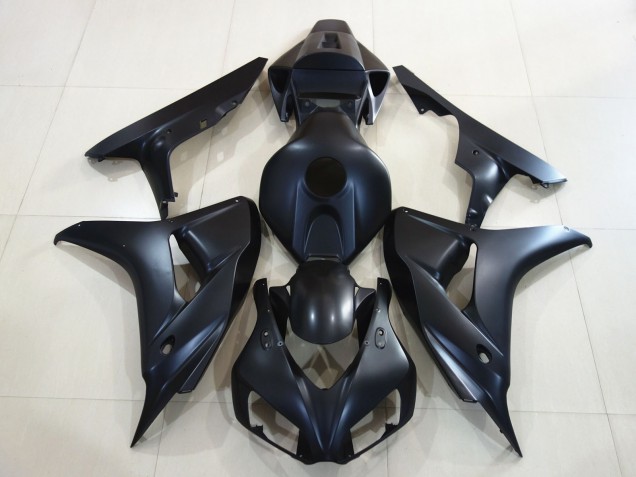 Schlichte Matt Schwarz 2006-2007 Honda CBR1000RR Motorrad Verkleidungen Schlichte Matt Schwarz 2006-2007 Honda CBR1000RR Motorrad Verkleidungen