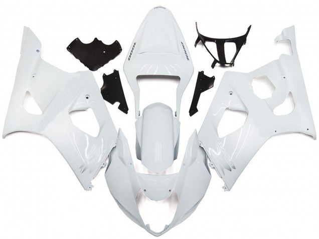 Schlichter Glanz-Weiß-Stil 2003-2004 Suzuki GSXR 1000 Motorrad Verkleidungen Schlichter Glanz-Weiß-Stil 2003-2004 Suzuki GSXR 1000 Motorrad Verkleidungen