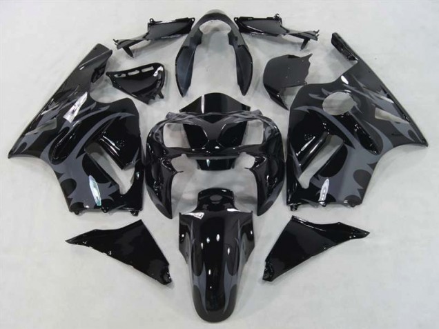 Schwarz Weiß & Blau 2002-2005 Kawasaki ZX12R Motorrad Verkleidungen Schwarz Weiß & Blau 2002-2005 Kawasaki ZX12R Motorrad Verkleidungen