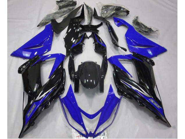 Schwarz & Blau 2013-2018 Kawasaki ZX6R Motorrad Verkleidungen Schwarz & Blau 2013-2018 Kawasaki ZX6R Motorrad Verkleidungen