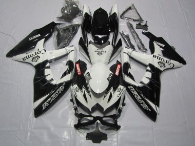 Schwarz Corona 2008-2010 Suzuki GSXR 600-750 Motorrad Verkleidungen