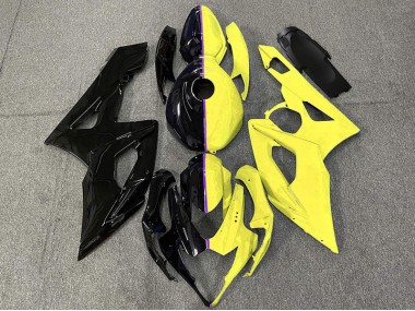 Schwarz & Gelb 2005-2006 Suzuki GSXR 1000 Motorrad Verkleidungen