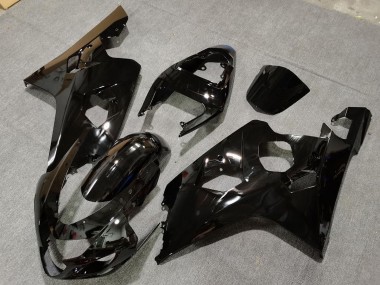 Schwarz Glänzend 2004-2005 Suzuki GSXR 600-750 Motorrad Verkleidungen