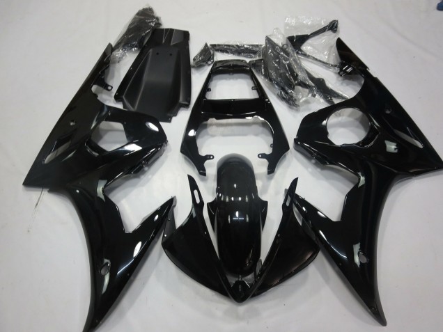 Schwarz Glänzend 2005 Yamaha R6 Motorrad Verkleidungen Schwarz Glänzend 2005 Yamaha R6 Motorrad Verkleidungen