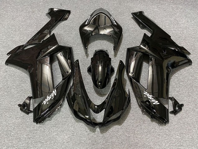 Schwarz Glänzend 2007-2008 Kawasaki ZX6R Motorrad Verkleidungen Schwarz Glänzend 2007-2008 Kawasaki ZX6R Motorrad Verkleidungen