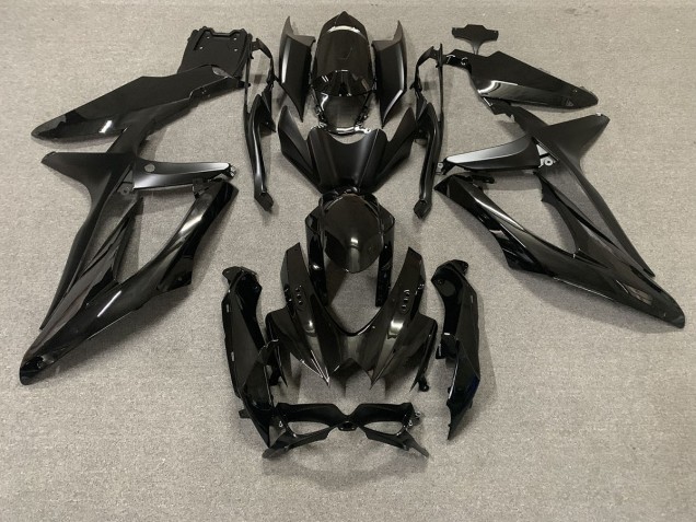 Schwarz Glänzend 2008-2010 Suzuki GSXR 600-750 Motorrad Verkleidungen Schwarz Glänzend 2008-2010 Suzuki GSXR 600-750 Motorrad Verkleidungen