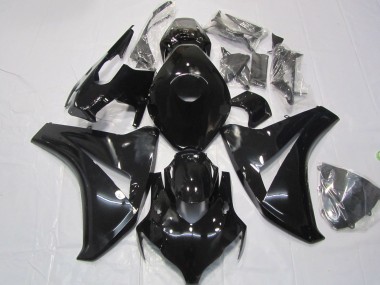 Schwarz Glänzend 2008-2011 Honda CBR1000RR Motorrad Verkleidungen