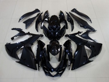 Schwarz Glänzend 2009-2016 Suzuki GSXR 1000 Motorrad Verkleidungen