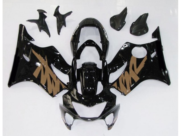 Schwarz Glänzend & Braun 1999-2000 Honda CBR600 F4 Motorrad Verkleidungen Schwarz Glänzend & Braun 1999-2000 Honda CBR600 F4 Motorrad Verkleidungen