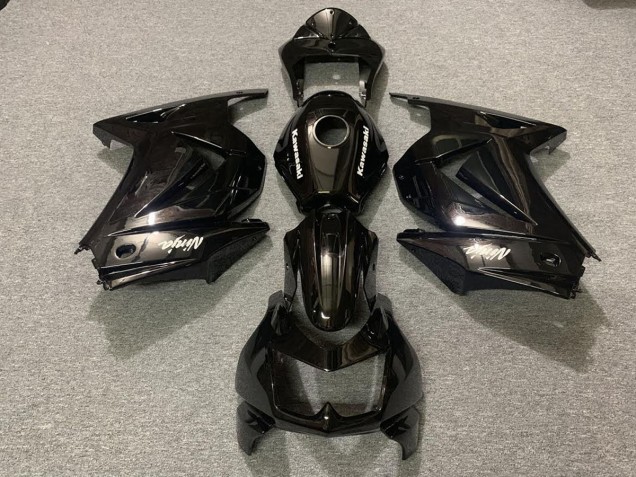 Schwarz Glänzend OEM 2008-2012 Kawasaki Ninja 250 Motorrad Verkleidungen Schwarz Glänzend OEM 2008-2012 Kawasaki Ninja 250 Motorrad Verkleidungen