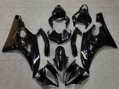 Schwarz Glänzend & Perlblau 2006-2007 Yamaha R6 Motorrad Verkleidungen