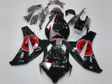 Schwarz Glänzend & Rot 2008-2011 Honda CBR1000RR Motorrad Verkleidungen