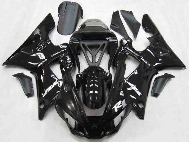 Schwarz Glänzend Stil 2000-2001 Yamaha R1 Motorrad Verkleidungen Schwarz Glänzend Stil 2000-2001 Yamaha R1 Motorrad Verkleidungen