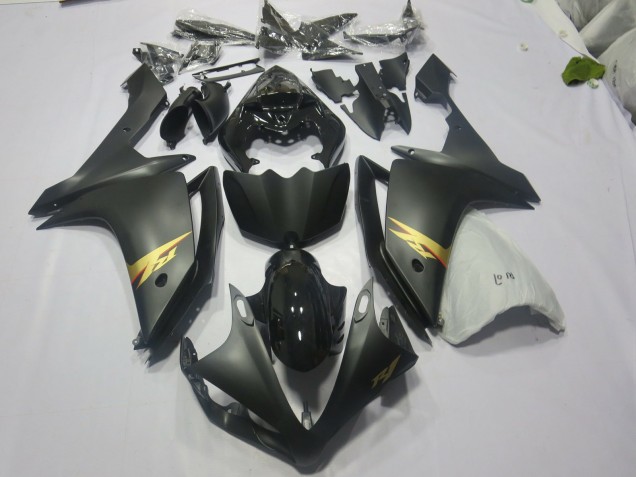 Schwarz & Gold 2007-2008 Yamaha R1 Motorrad Verkleidungen Schwarz & Gold 2007-2008 Yamaha R1 Motorrad Verkleidungen