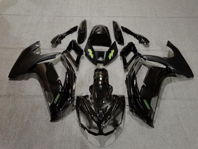 Schwarz & Grün 2012-2016 Kawasaki Ninja 650R Motorrad Verkleidungen Schwarz & Grün 2012-2016 Kawasaki Ninja 650R Motorrad Verkleidungen