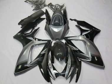Schwarz Kit 2006-2007 Suzuki GSXR 600-750 Motorrad Verkleidungen