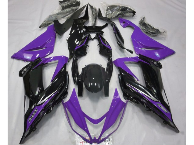 Schwarz & Lila 2013-2018 Kawasaki ZX6R Motorrad Verkleidungen Schwarz & Lila 2013-2018 Kawasaki ZX6R Motorrad Verkleidungen