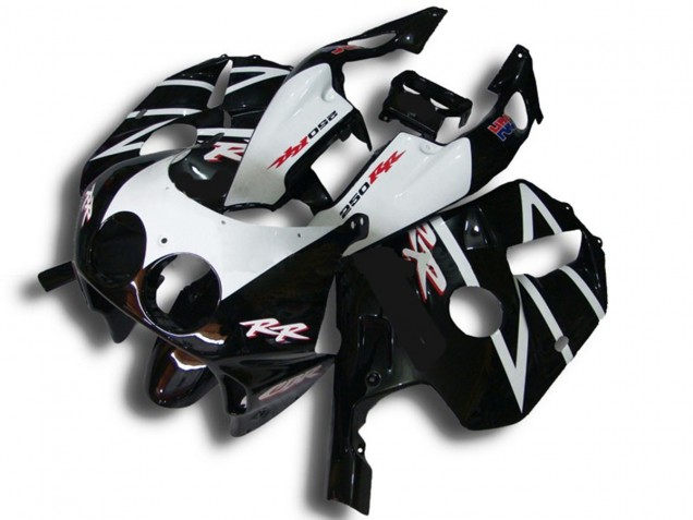 Schwarz Mit Floro Gelb 1990-1998 Honda CBR250RR Motorrad Verkleidungen