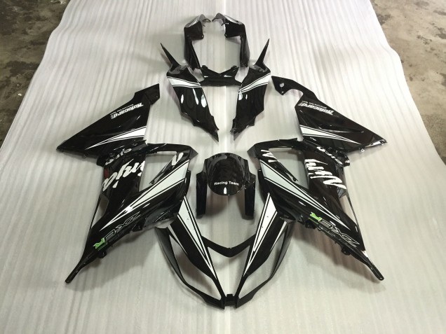 Schwarz Ninja 2013-2018 Kawasaki ZX6R Motorrad Verkleidungen Schwarz Ninja 2013-2018 Kawasaki ZX6R Motorrad Verkleidungen