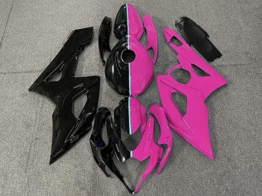 Schwarz & Pink 2005-2006 Suzuki GSXR 1000 Motorrad Verkleidungen