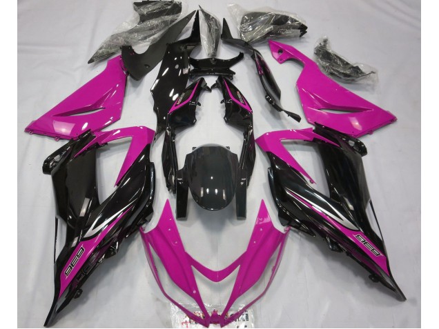 Schwarz & Pink 2013-2018 Kawasaki ZX6R Motorrad Verkleidungen Schwarz & Pink 2013-2018 Kawasaki ZX6R Motorrad Verkleidungen