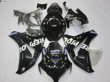 Schwarz Repsol 2008-2011 Honda CBR1000RR Motorrad Verkleidungen