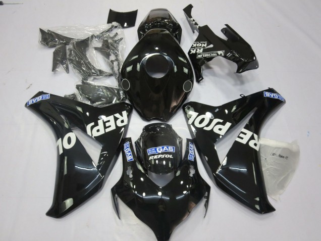 Schwarz Repsol 2008-2011 Honda CBR1000RR Motorrad Verkleidungen Schwarz Repsol 2008-2011 Honda CBR1000RR Motorrad Verkleidungen