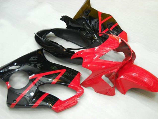 Schwarz Rot & Weiß 1999-2000 Honda CBR600 F4 Motorrad Verkleidungen Schwarz Rot & Weiß 1999-2000 Honda CBR600 F4 Motorrad Verkleidungen