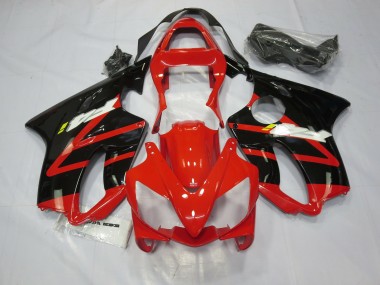 Schwarz Rot Weiß 2001-2003 Honda CBR600 F4i Motorrad Verkleidungen