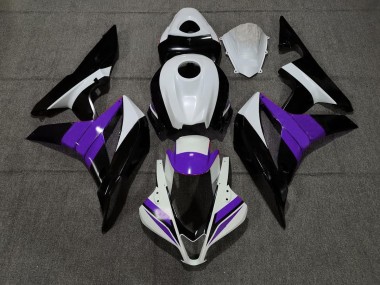 Schwarz Weiß & Rot 2007-2008 Honda CBR600RR Motorrad Verkleidungen