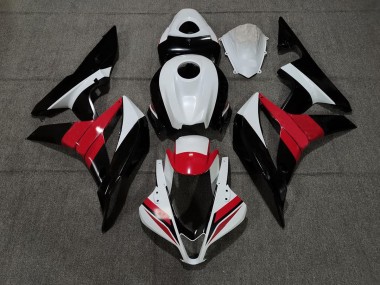 Schwarz Weiß & Rot 2007-2008 Honda CBR600RR Motorrad Verkleidungen