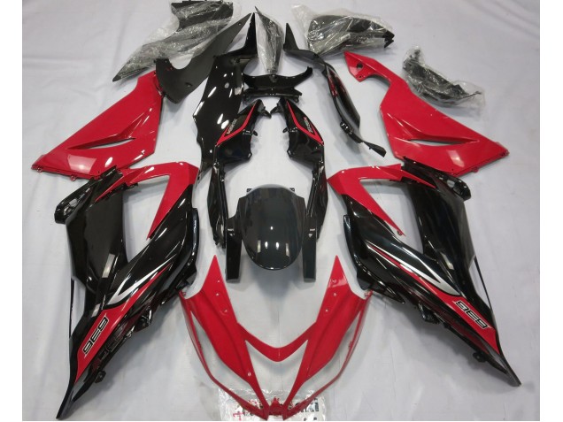 Schwarz & Rot 2013-2018 Kawasaki ZX6R Motorrad Verkleidungen Schwarz & Rot 2013-2018 Kawasaki ZX6R Motorrad Verkleidungen