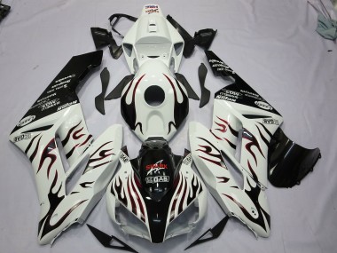 Schwarz & Rot Flamme 2004-2005 Honda CBR1000RR Motorrad Verkleidungen