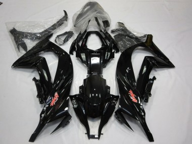 Schwarz Rot Glänzend 2011-2015 Kawasaki ZX10R Motorrad Verkleidungen
