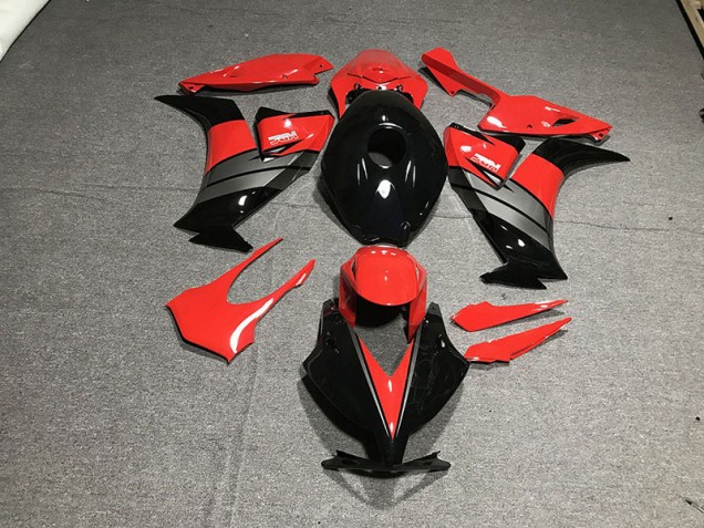 Schwarz Rot Glänzend/Grau 2012-2016 Honda CBR1000RR Motorrad Verkleidungen Schwarz Rot Glänzend/Grau 2012-2016 Honda CBR1000RR Motorrad Verkleidungen